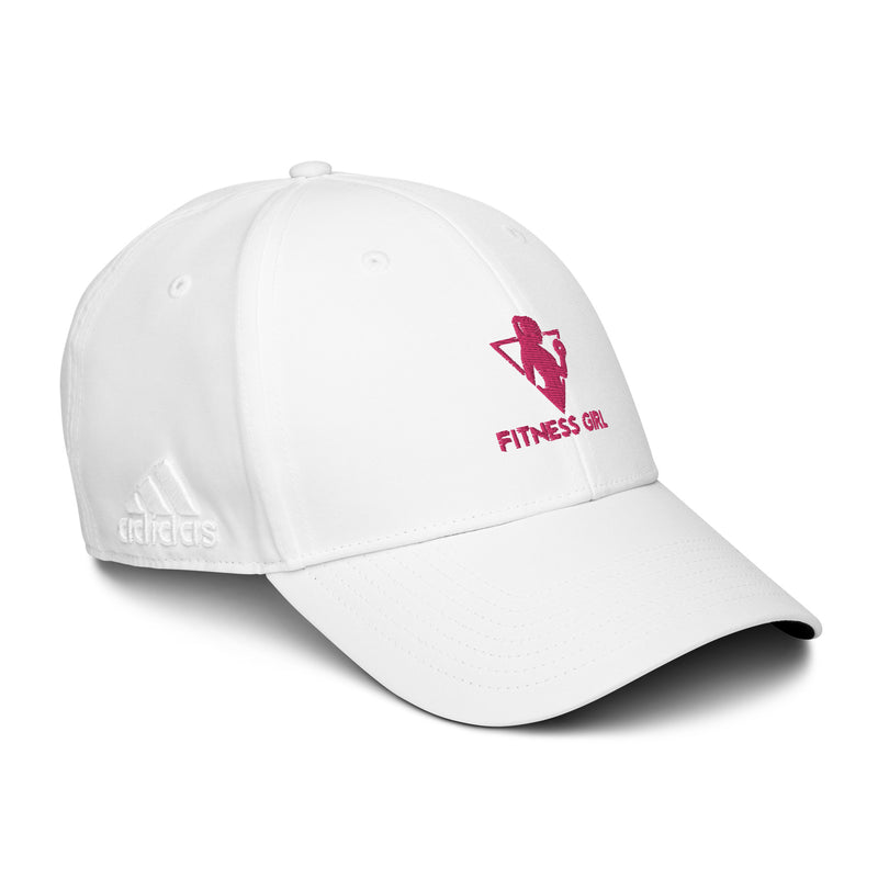 Pink Fitness girl adidas dad hat