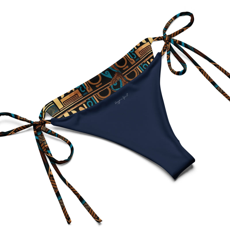 Egyptian Print String Bikini