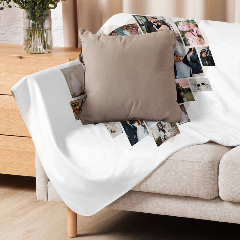Love Forever Photo Collage Sherpa blanket