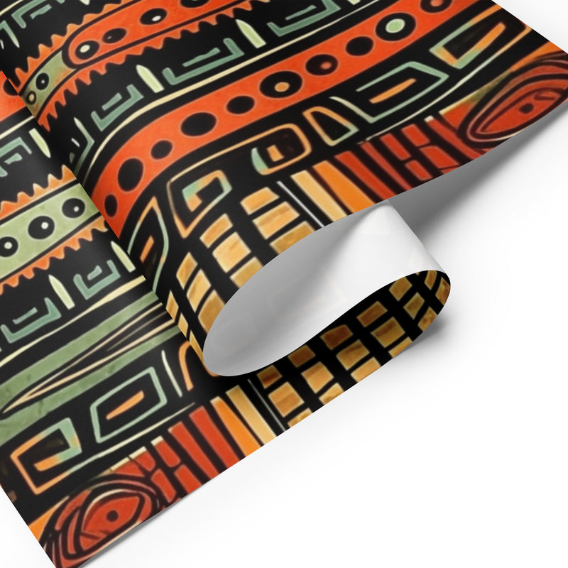 African Print Wrapping paper sheets