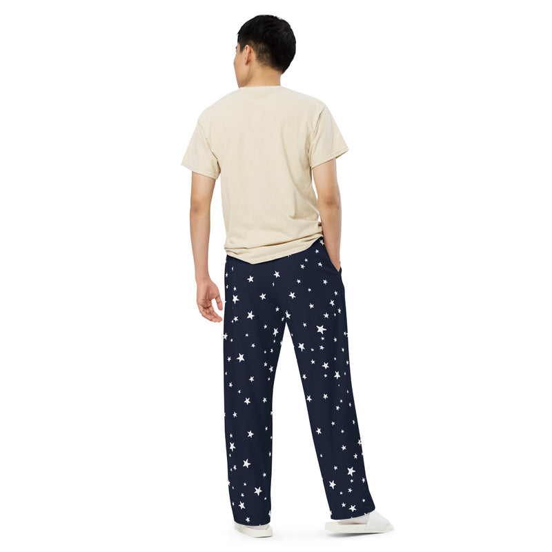 Stars Wide-leg Pajama Pants