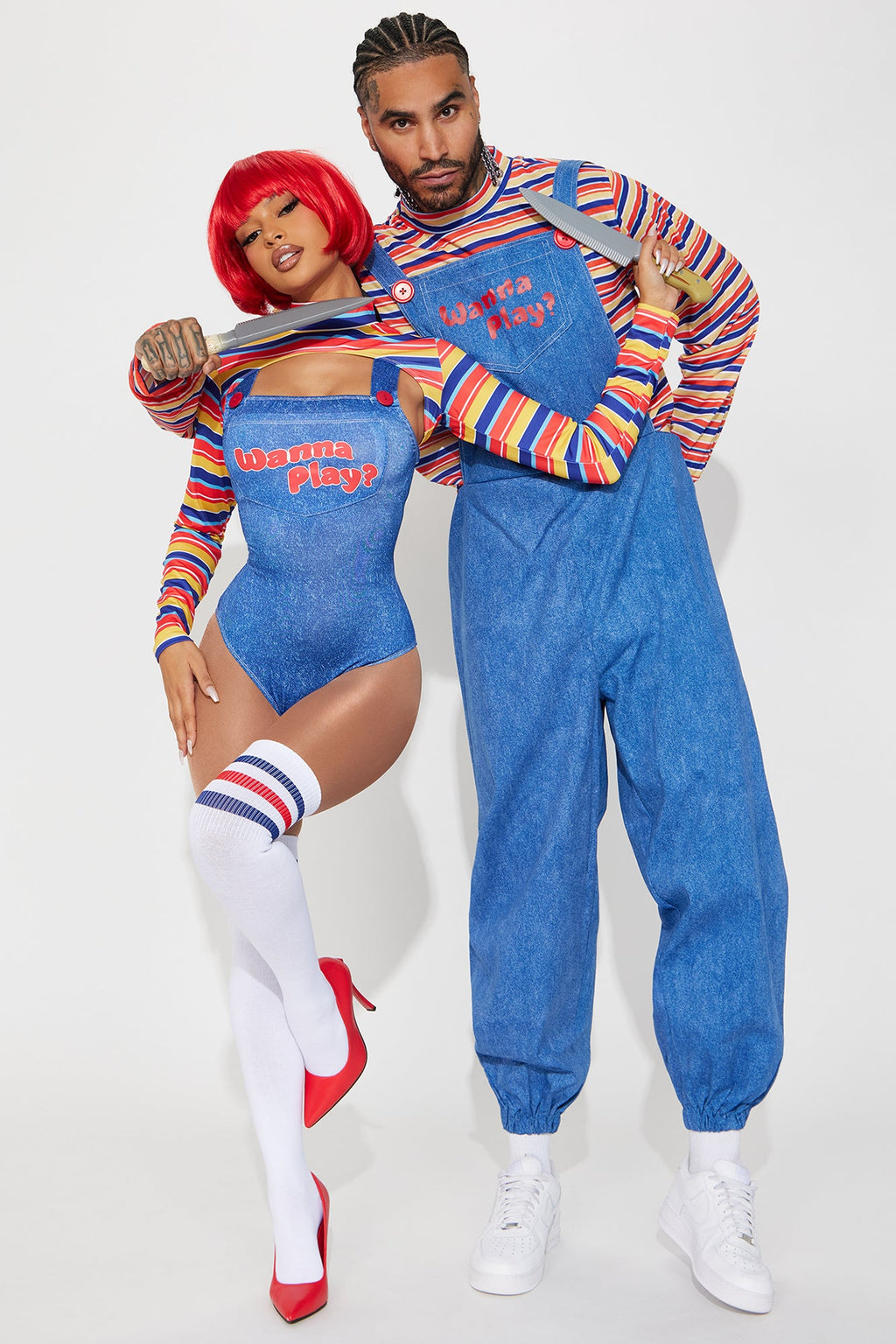 Movie Character Wanna Play Women - 5-Piece Halloween Costume