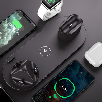 6 In 1 Charging Dock Station Wireless Charger