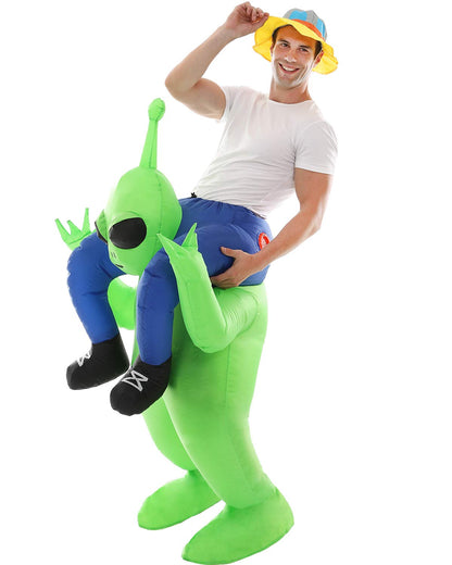 Double Couple Inflatable Alien Dinosaur Costume