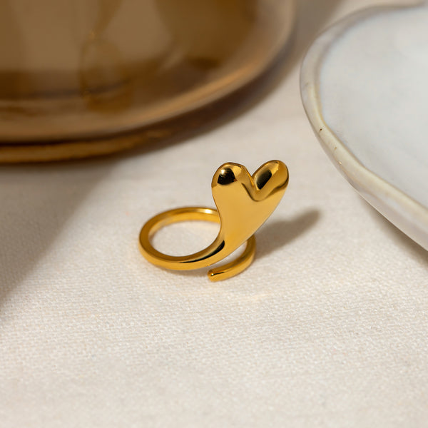 Stainless Steel Heart Bypass Ring