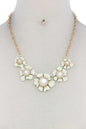 Floral Pearl Bead Necklace