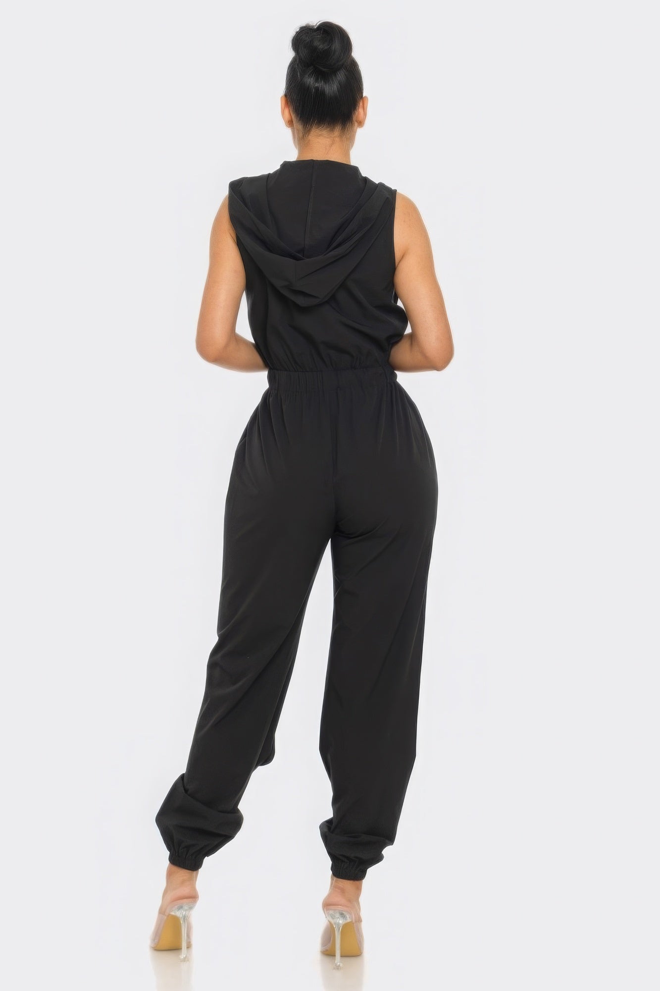 Black Cargo Jumpsuit