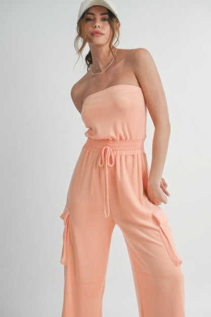 Tube Top  Jumpsuit Romper