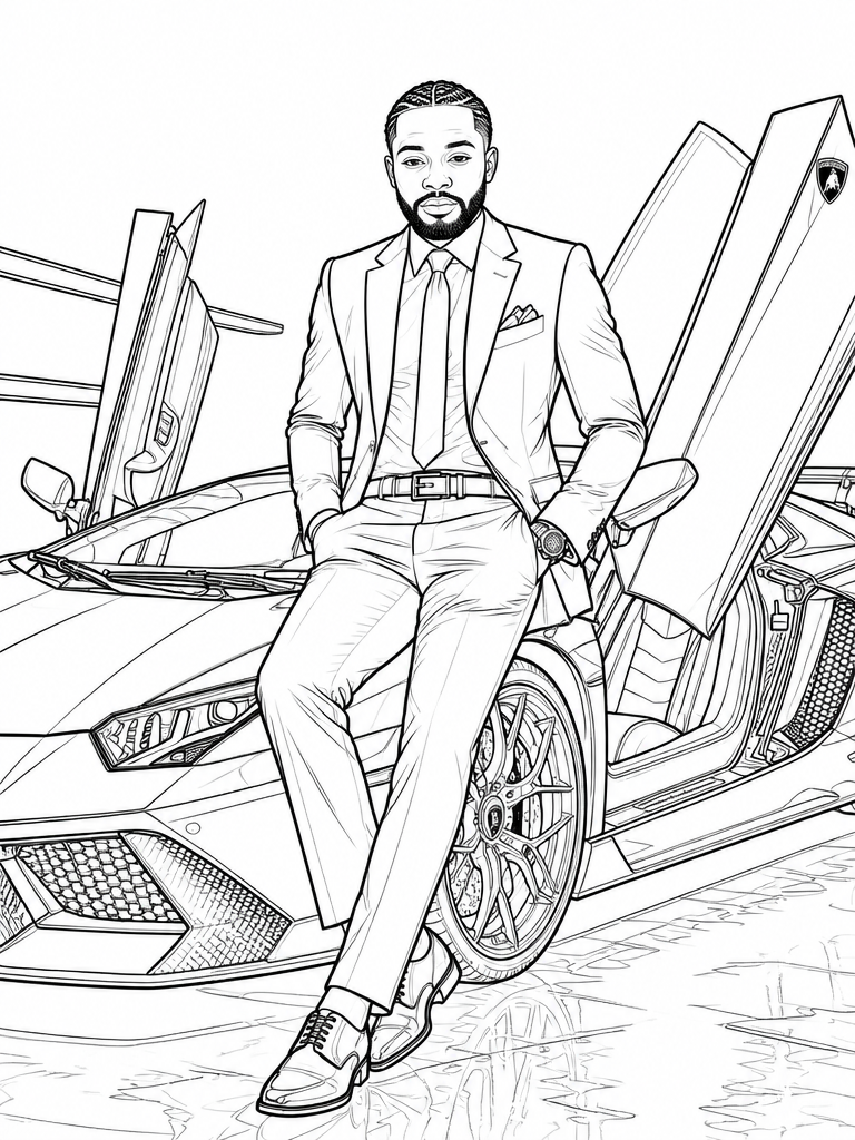 Kings in Color: A Custom Coloring Experience for Men