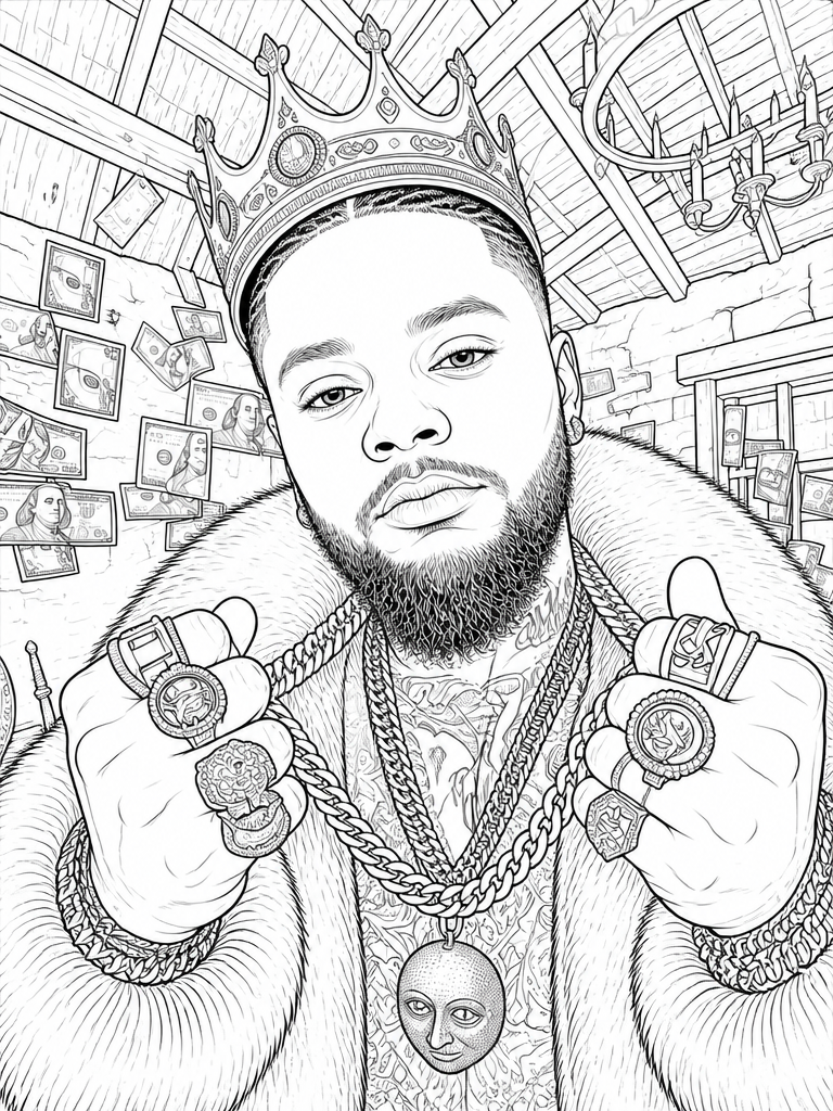 Kings in Color: A Custom Coloring Experience for Men