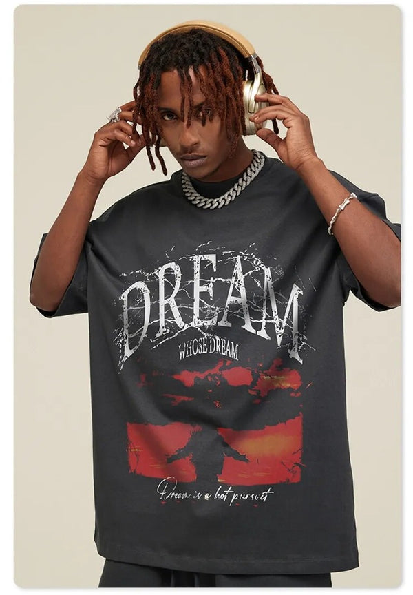 American Retro Dream O-Neck Short Sleeve Unisex T-shirt