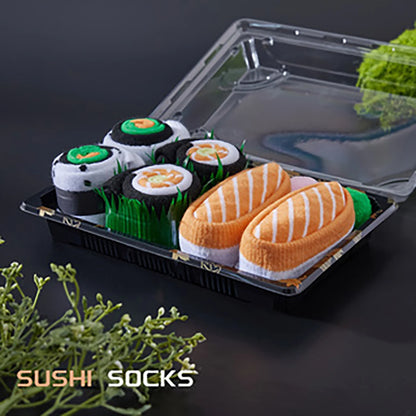 Unique sushi-patterned socks