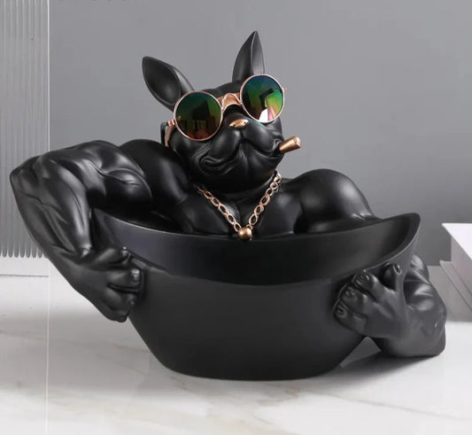 Cool Muscle Bulldog Storage Dish