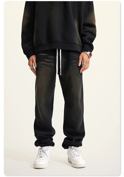 Loose Washed Fleece Unisex Soft Sweatpants