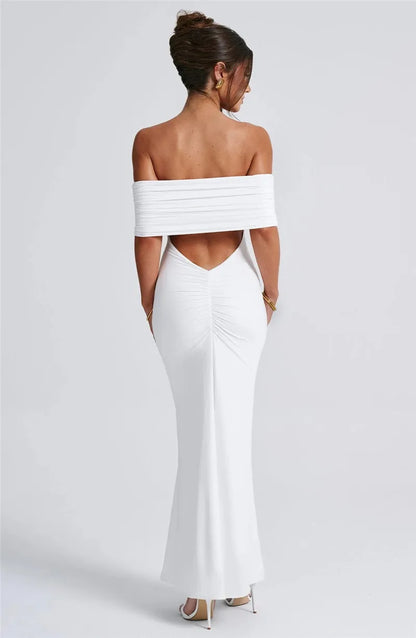 Strapless Backless Sexy Maxi Dress