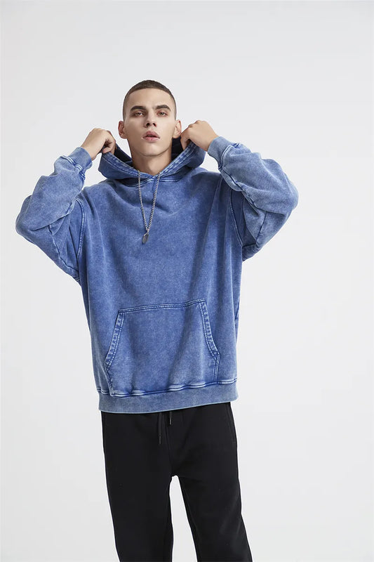 Heavy Weight Unisex Washed Cotton Hoodie