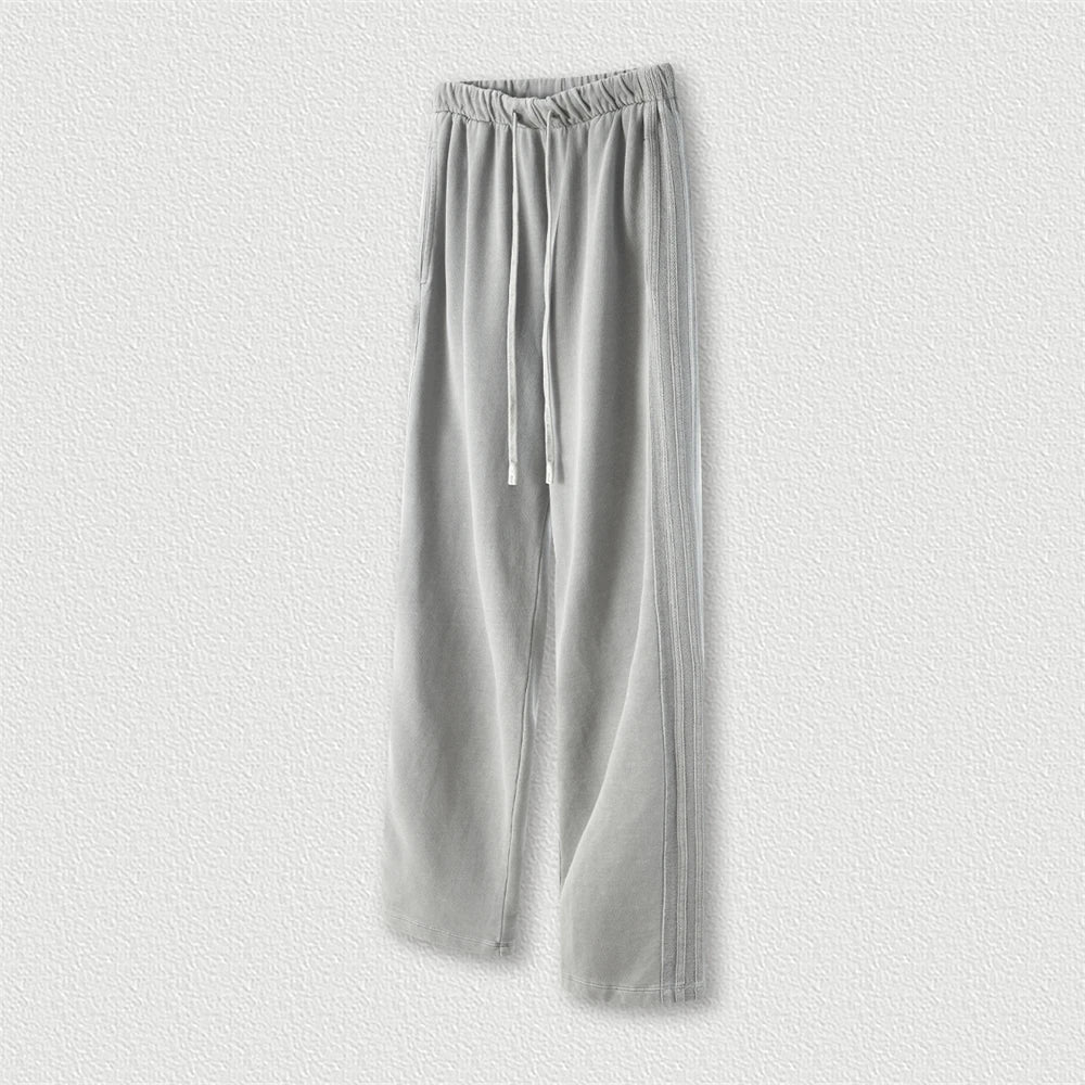 Washed Unisex Oversized Straight Pants