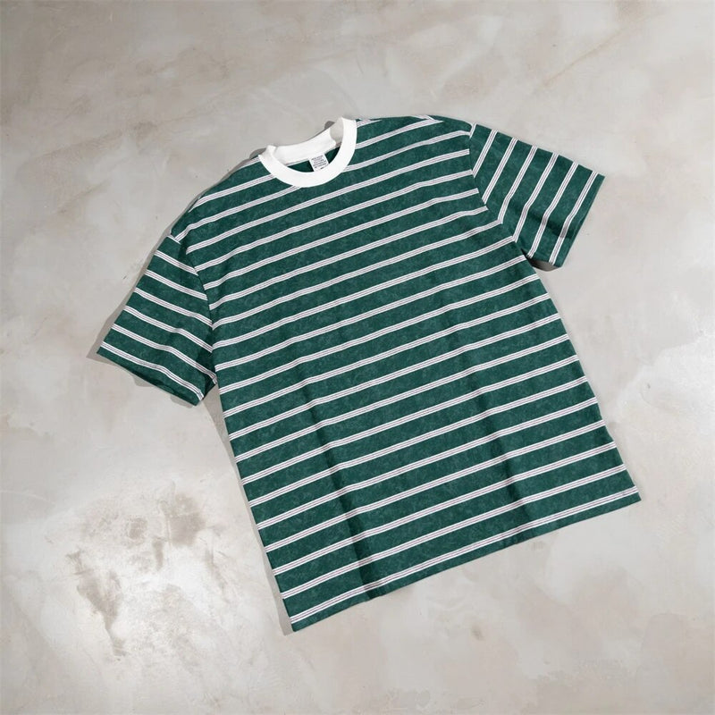 Retro Striped Oversized Unisex T-Shirt