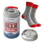 1 pair of stylish, unique beer-can-pattern socks