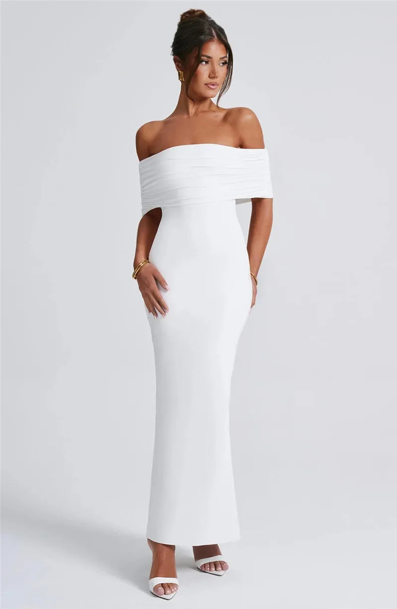 Strapless Backless Sexy Maxi Dress