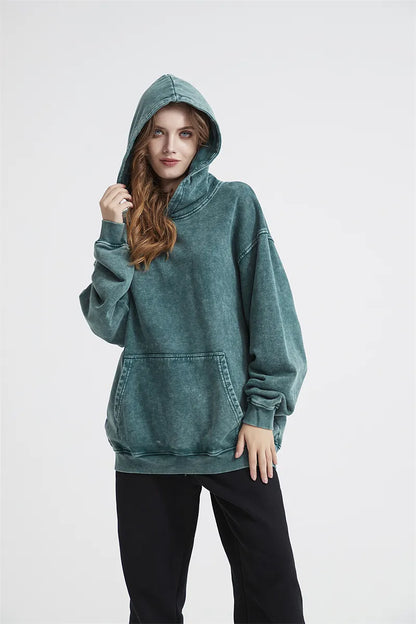 Heavy Weight Unisex Washed Cotton Hoodie