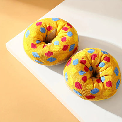 1 Pair colorful donut-patterned socks