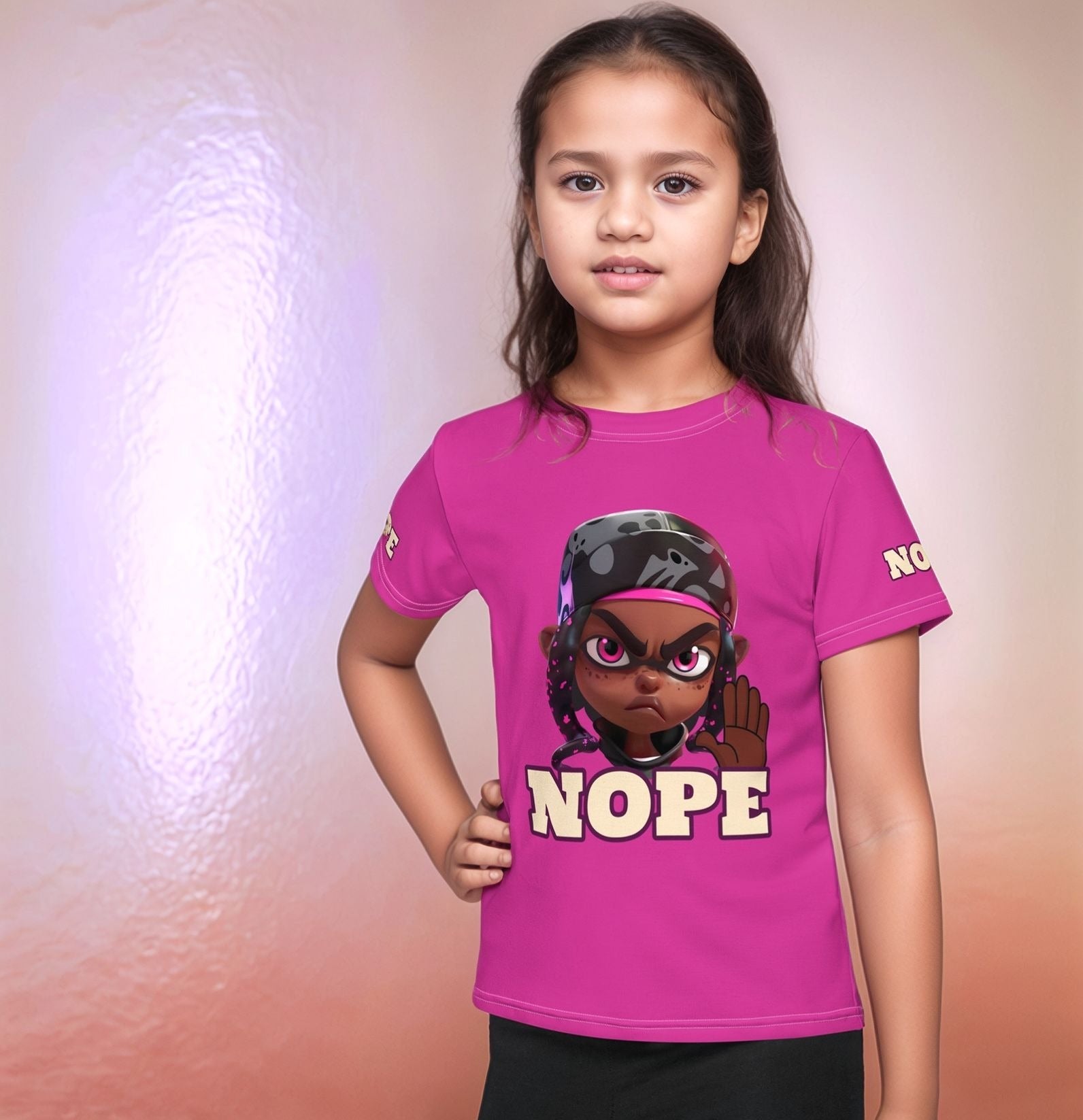 Nope Kids crew neck t-shirt