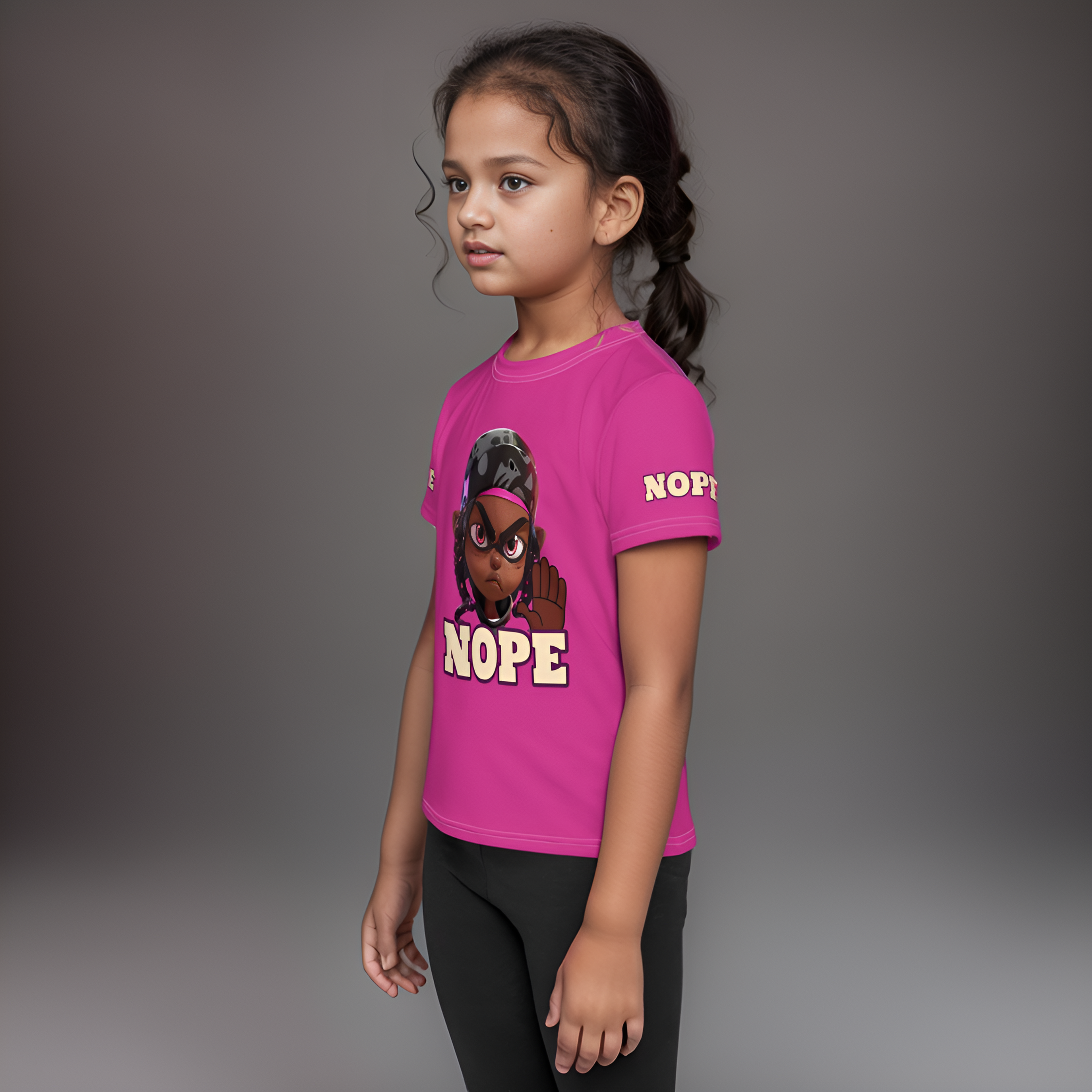 Nope Kids crew neck t-shirt