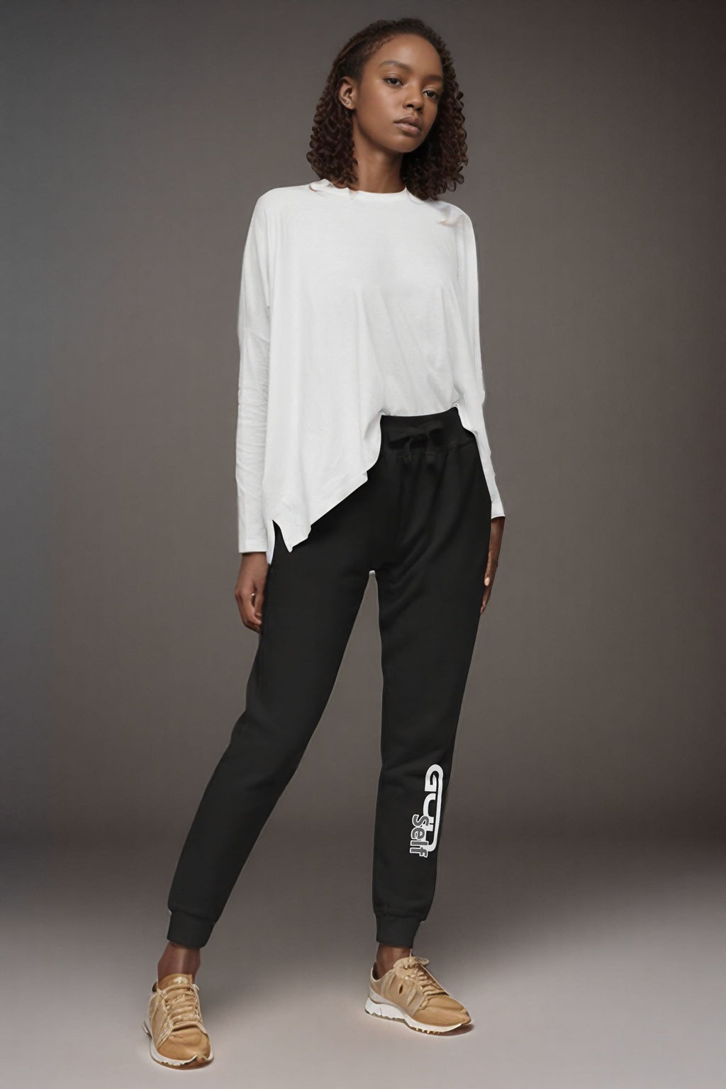 God Self fleece sweatpants