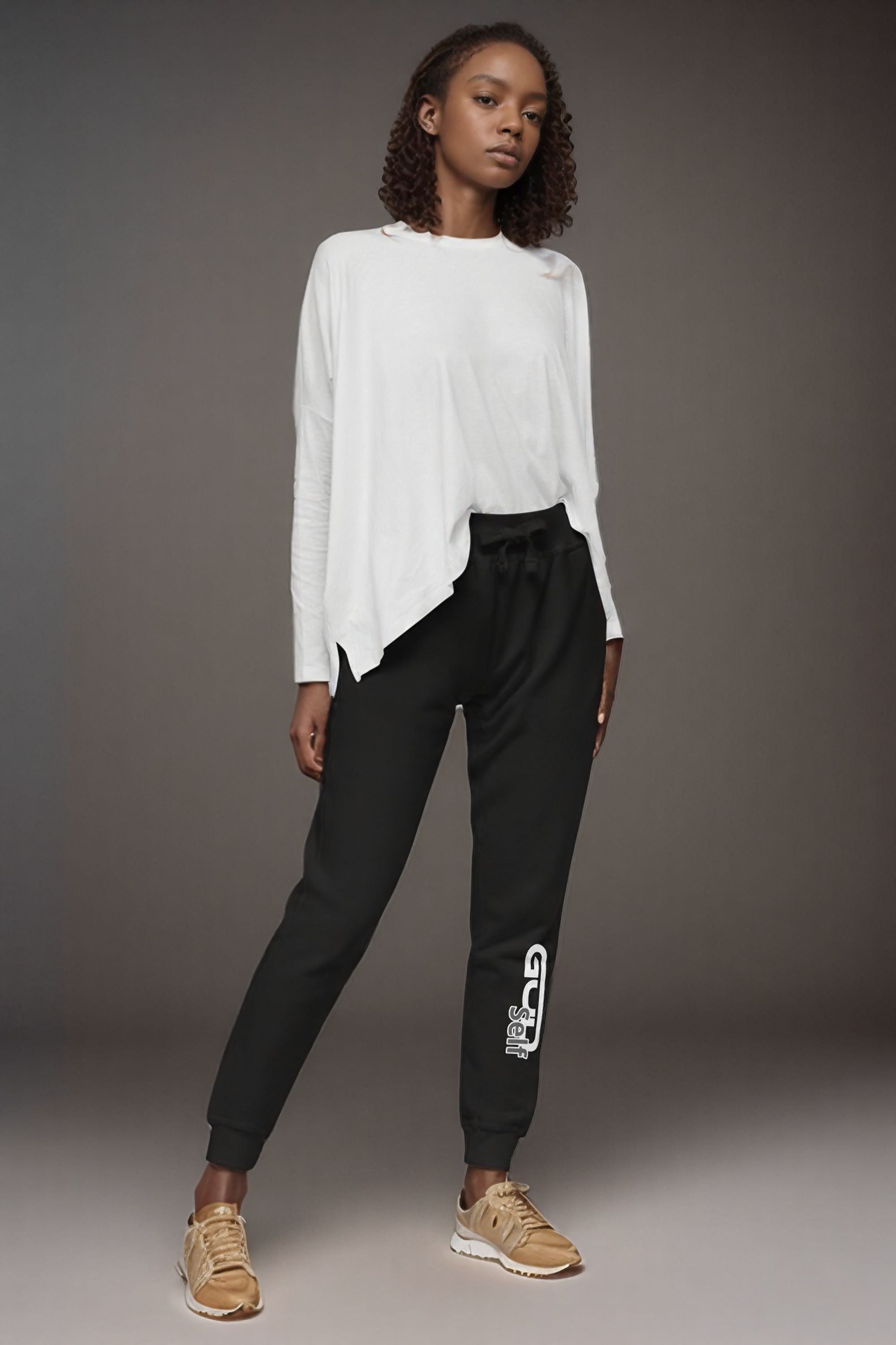 God Self fleece sweatpants