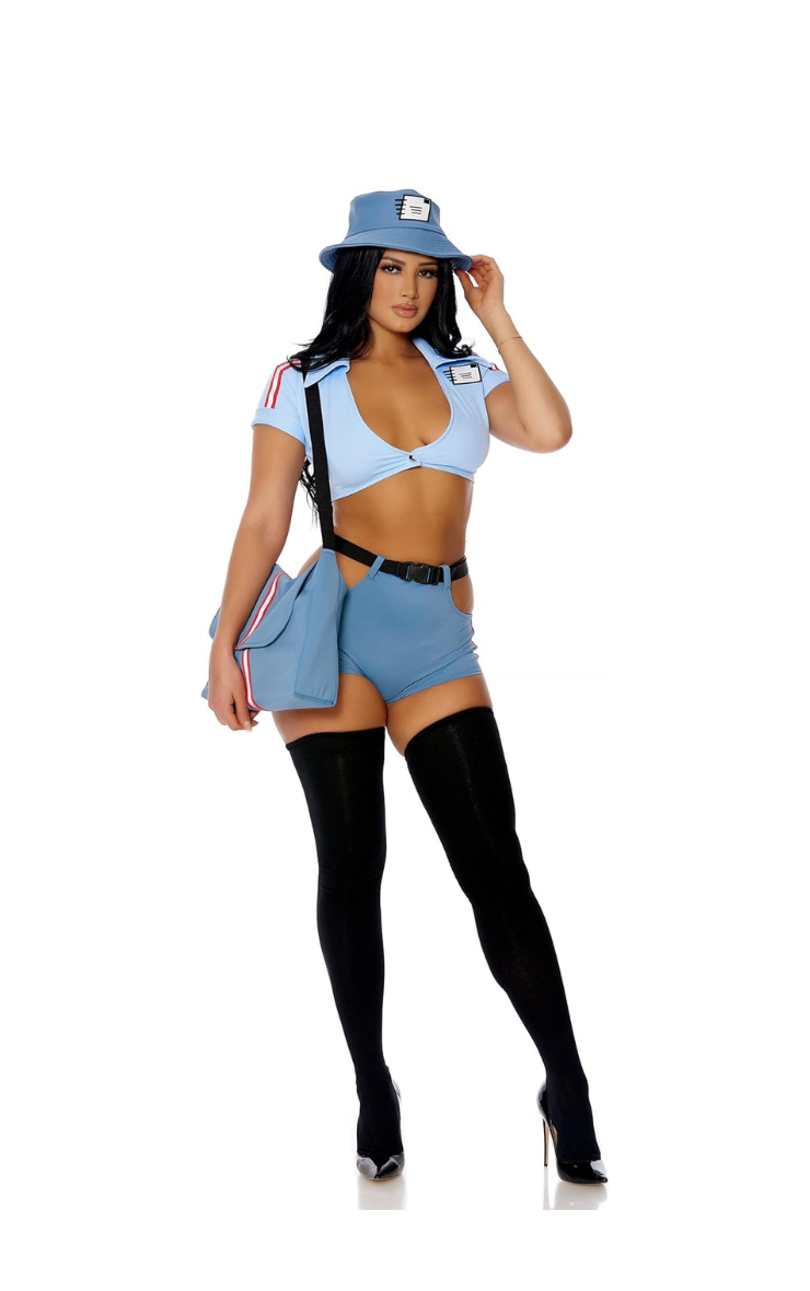 Keep Me Posted Sexy Postal Delivery Costume