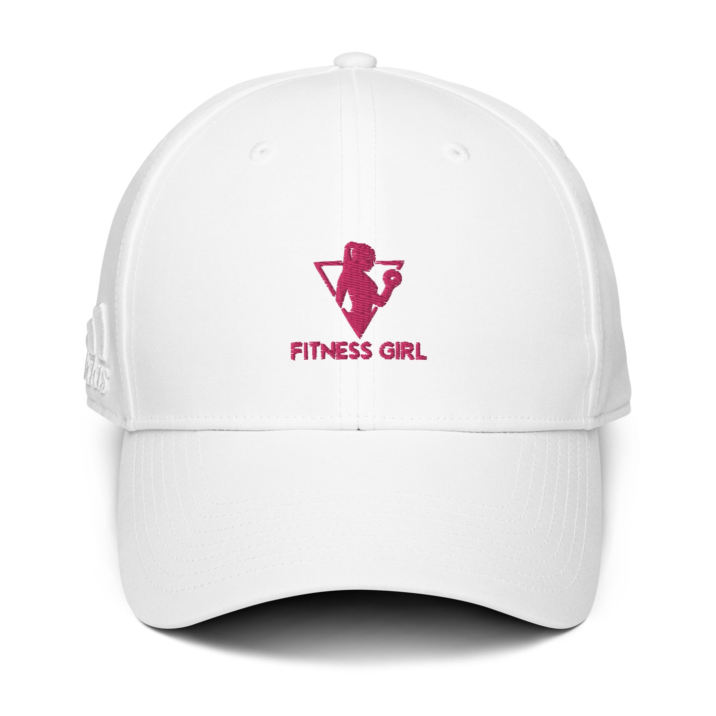 Pink Fitness girl adidas dad hat