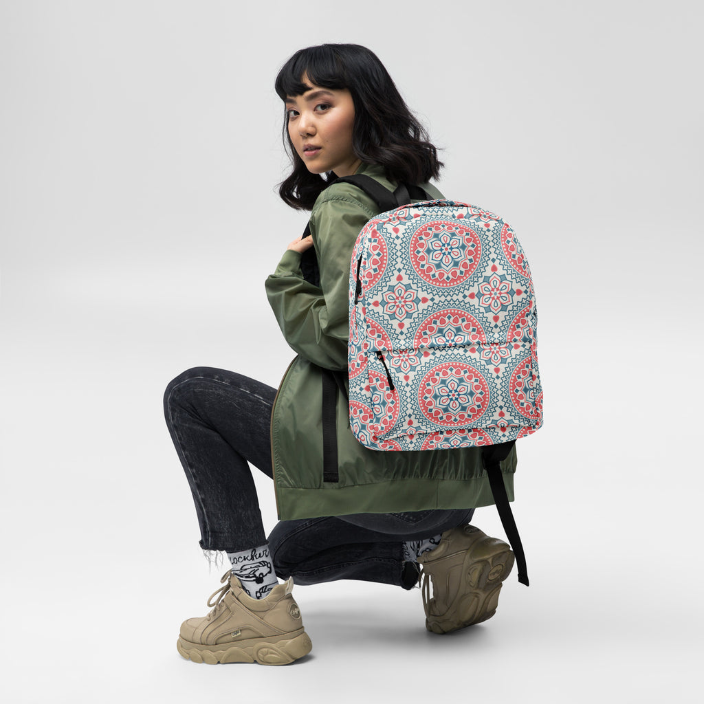 Mandala Print Backpack