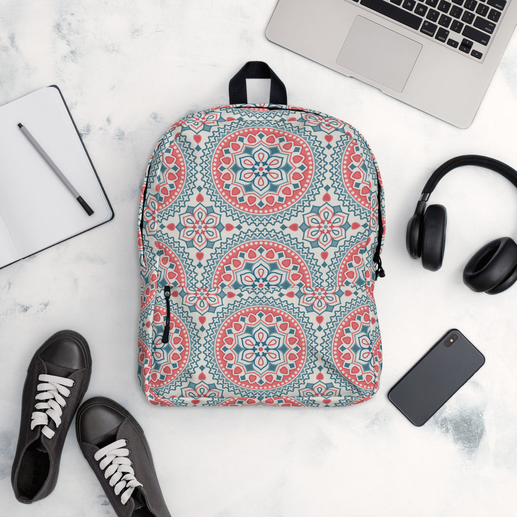 Mandala Print Backpack