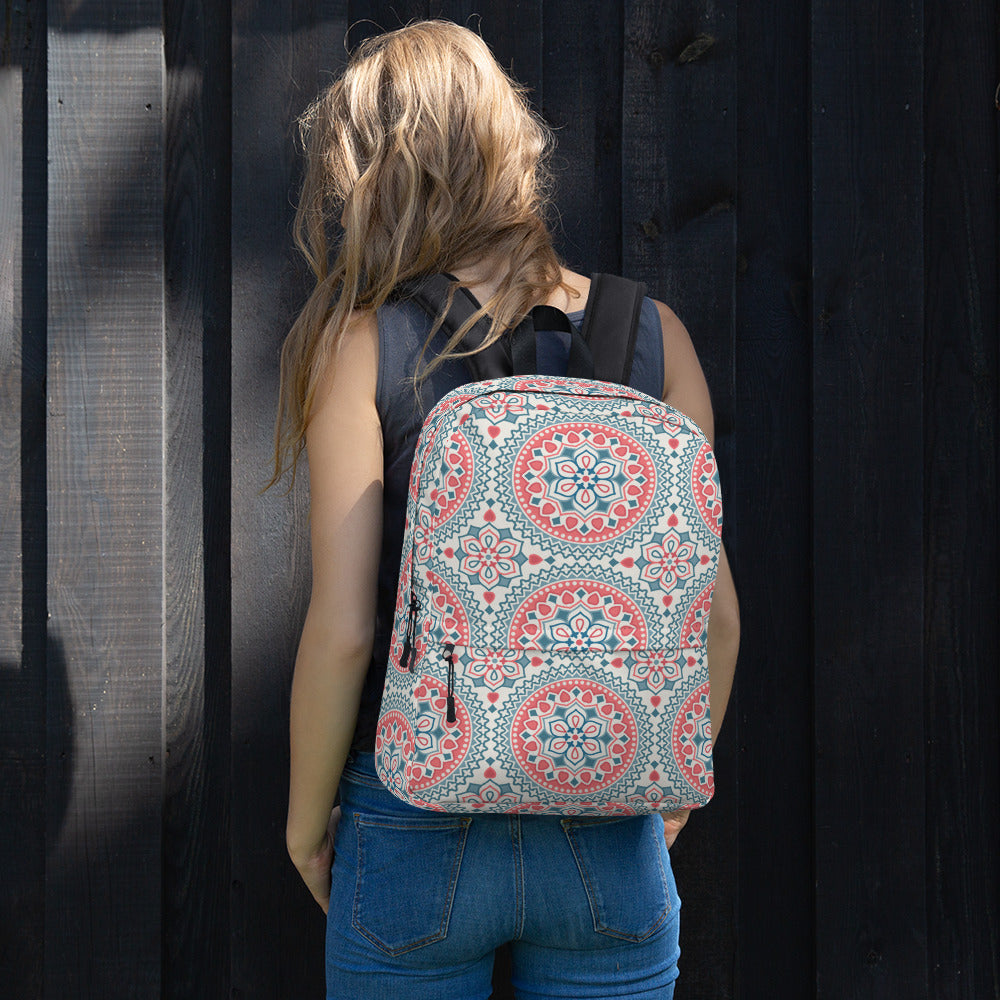 Mandala Print Backpack