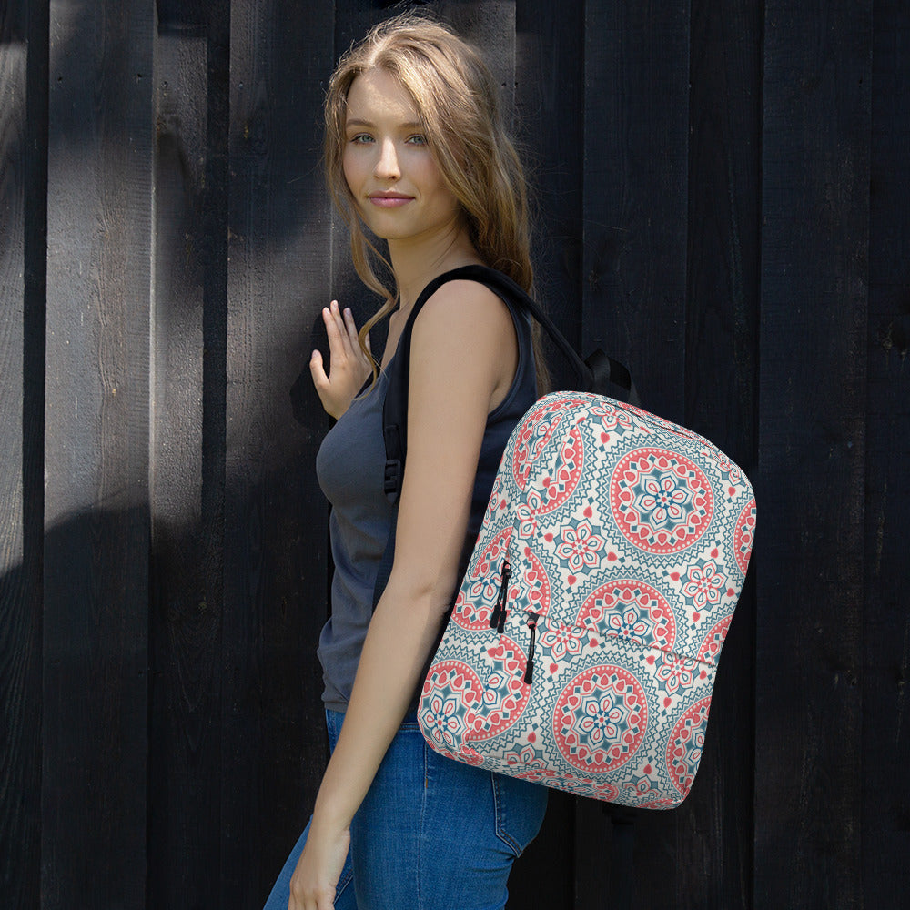 Mandala Print Backpack