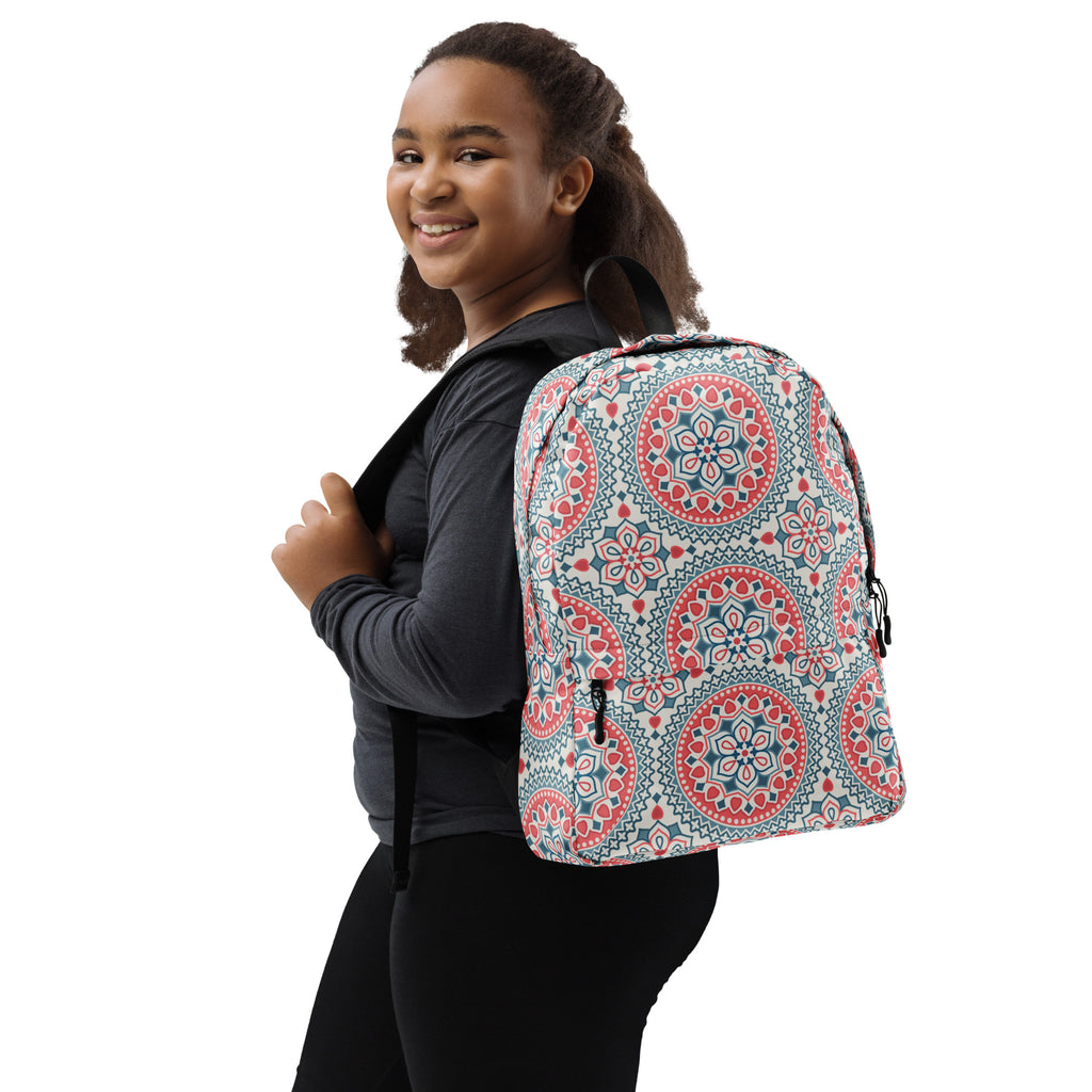 Mandala Print Backpack
