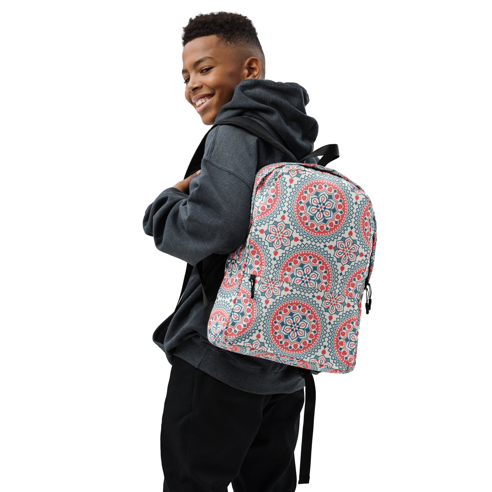 Mandala Print Backpack