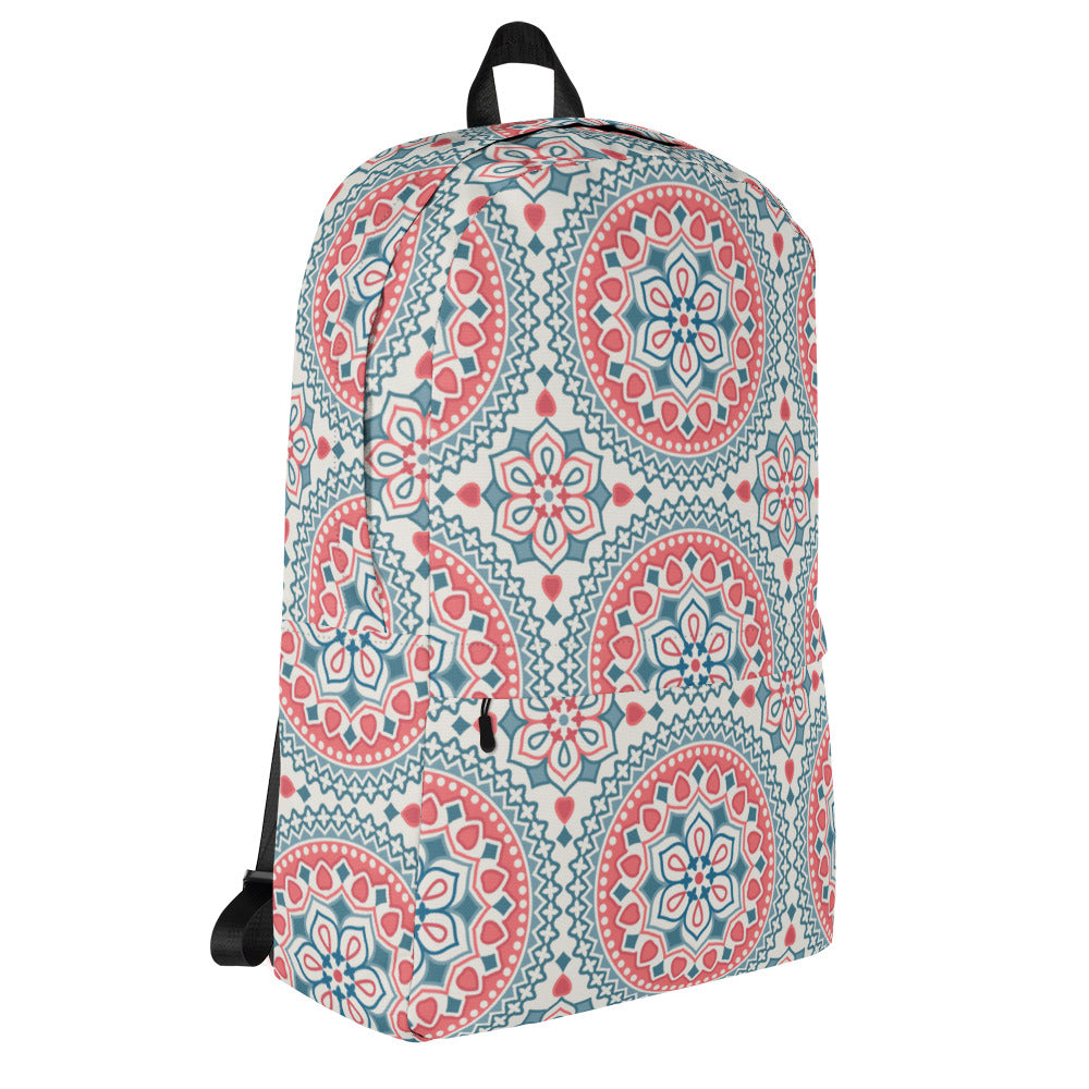 Mandala Print Backpack