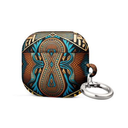 Blue Egyptian Print Case for AirPods®