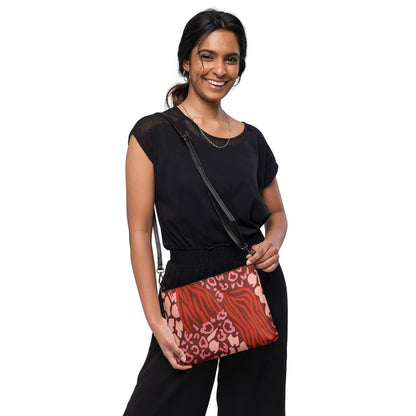 Mixed Animal Print Crossbody bag