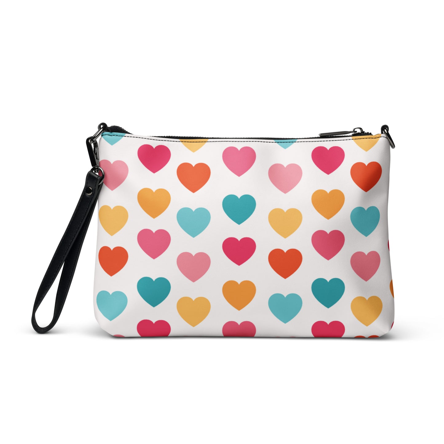 Multicolored Hearts Crossbody bag