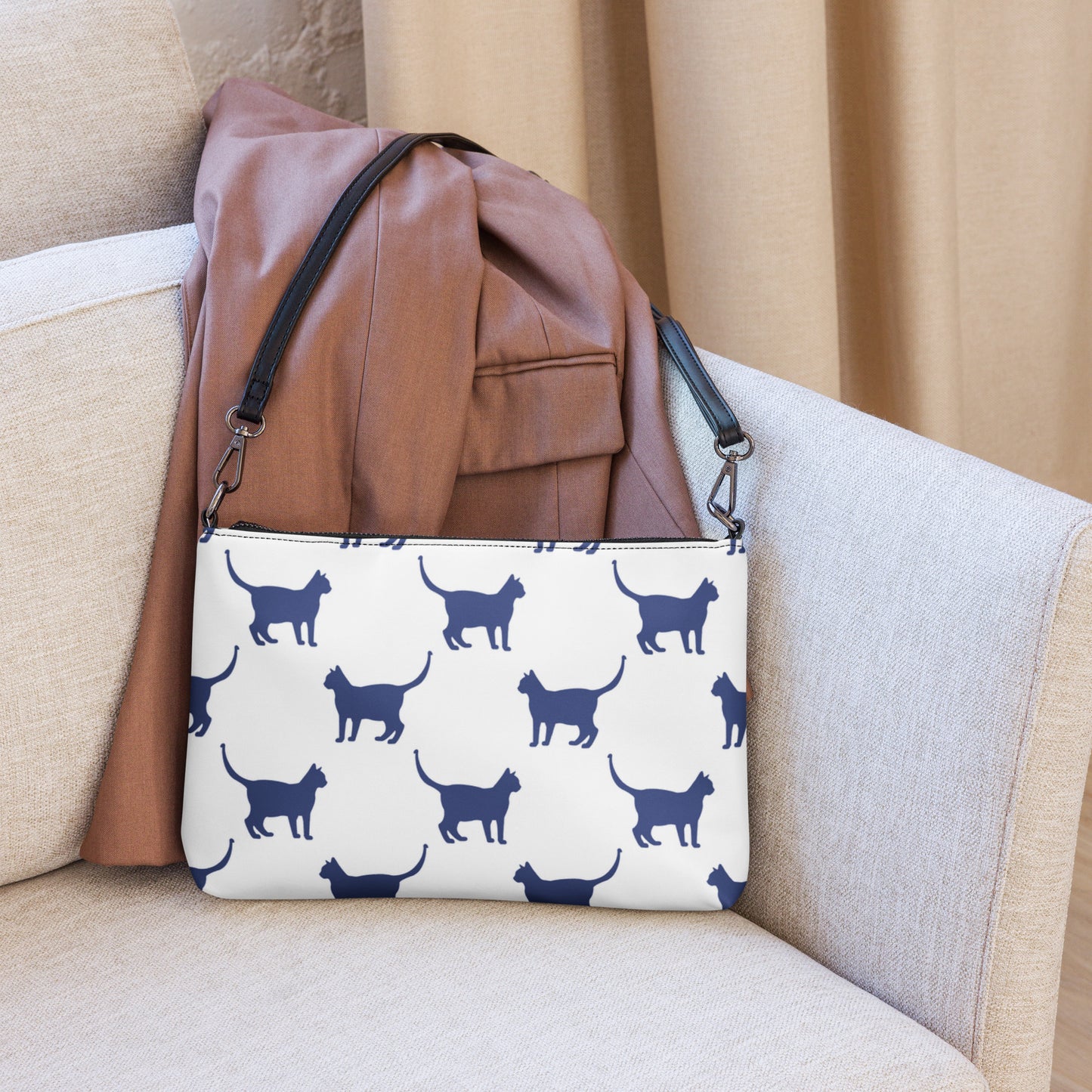 Cat Print Crossbody bag