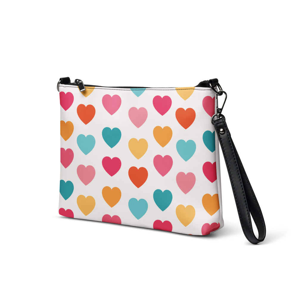 Multicolored Hearts Crossbody bag