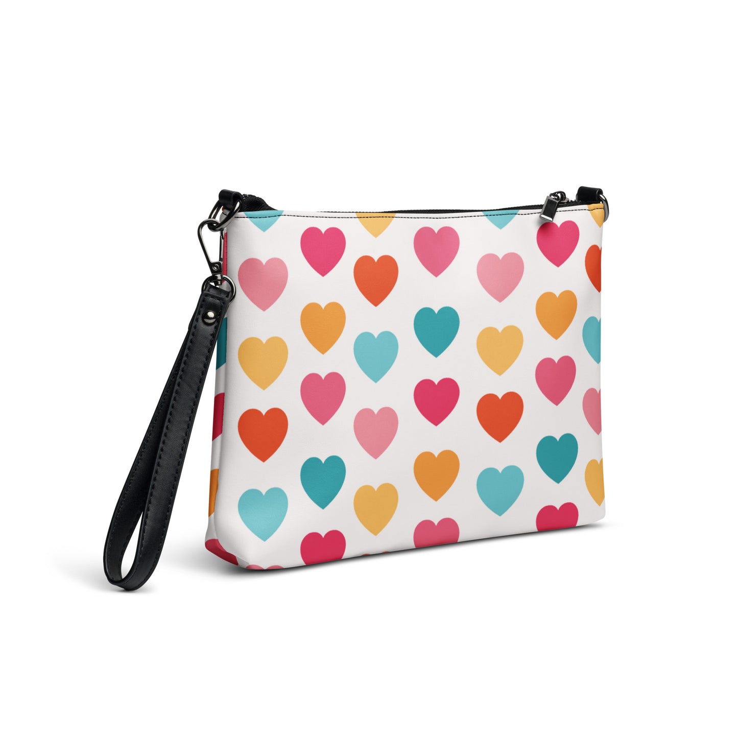 Multicolored Hearts Crossbody bag