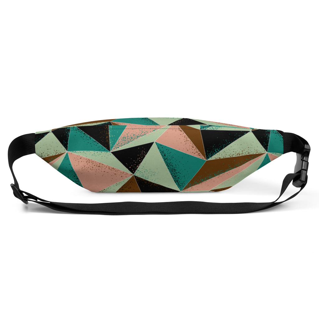 Multi Color Geo Print Fanny Pack