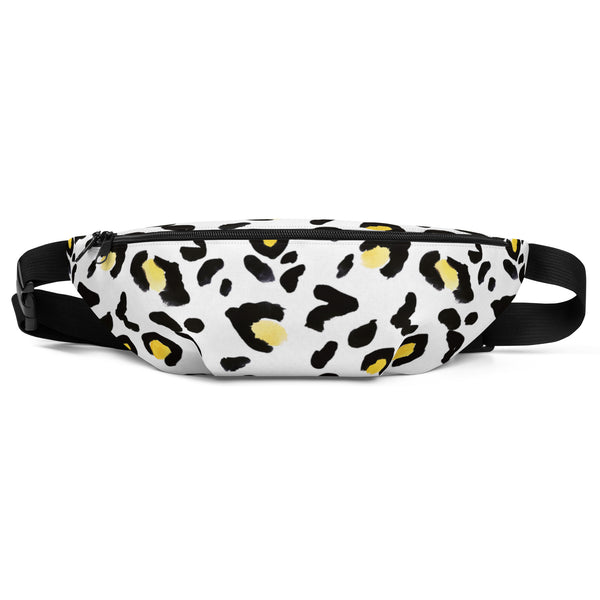 Yellow and Black Animal Print Fanny Pack