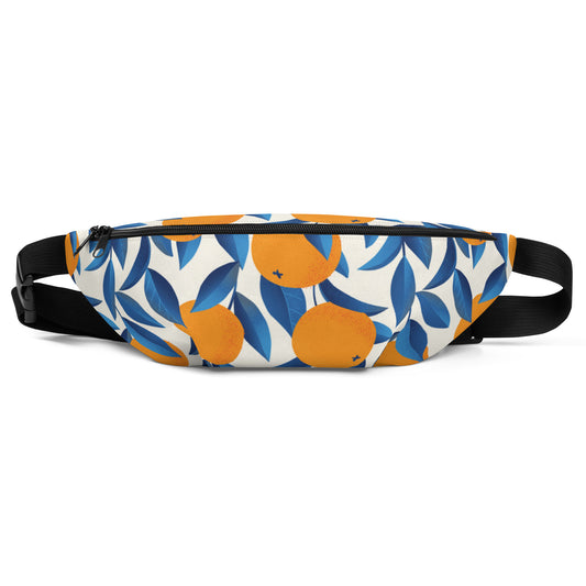 Orange Print Fanny Pack