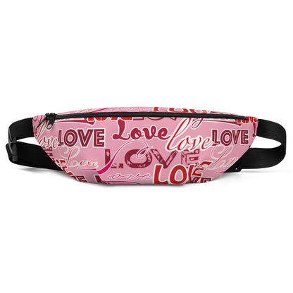 Love Print Fanny Pack