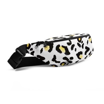 Yellow and Black Animal Print Fanny Pack